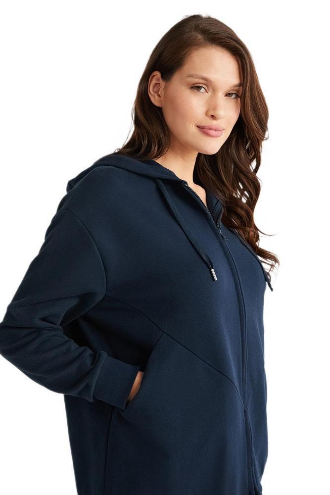 Penye Mood 9738 Women's Navy Pajama Set Comfort Fit