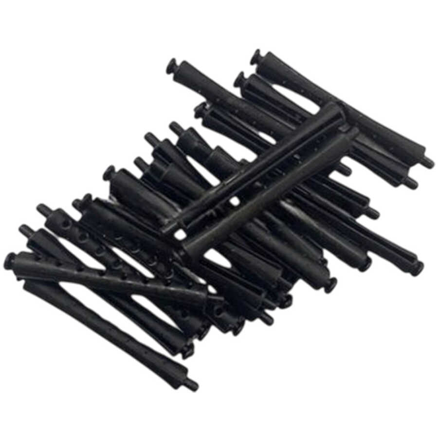 Yalinkaya Perma Bigudi 1 Ince, Thin Perm Rods, Pack of 50 Pieces