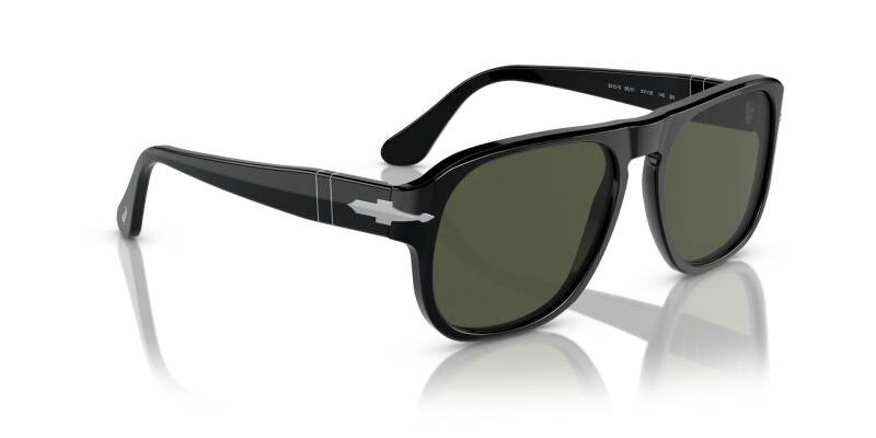 Persol 0PO3310S Square Sunglasses with Green Lenses 54mm