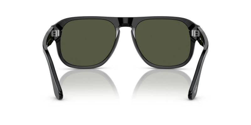 Persol 0PO3310S Square Sunglasses with Green Lenses 54mm