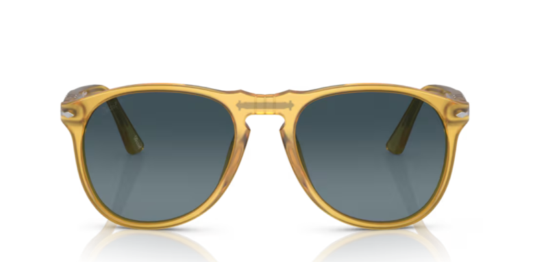 Persol 0PO9649S Classic Pilot Sunglasses for Men 55mm