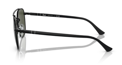 Persol 1006-S 1078/31 Black Metal Square Sunglasses 55mm