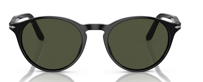 Persol 3092-S-M Classic Black Round Sunglasses 50mm