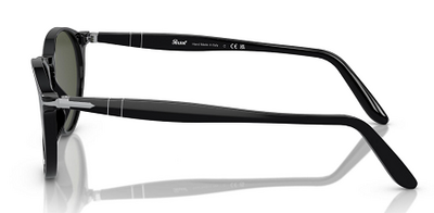 Persol 3092-S-M Classic Black Round Sunglasses 50mm