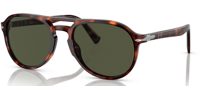 Persol 3235-S Havana Patterned Square Sunglasses 55mm