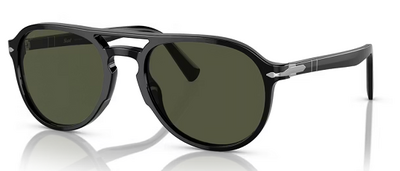 Persol 3235-S 95/31 Classic Black Square Sunglasses 55mm