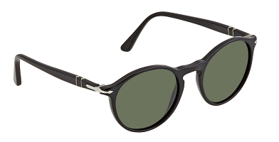 Persol 3285-S 95/31 Classic Black Square Sunglasses 50mm