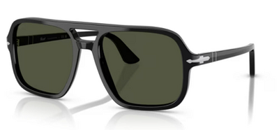 Persol 3328-S 95/31 Classic Black Square Sunglasses 58mm