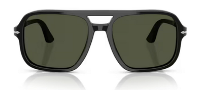 Persol 3328-S 95/31 Classic Black Square Sunglasses 58mm