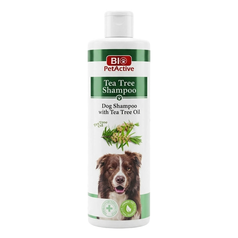 Pet Active Tea Tree Oil Dog Shampoo for Itchy Skin 400 ml
