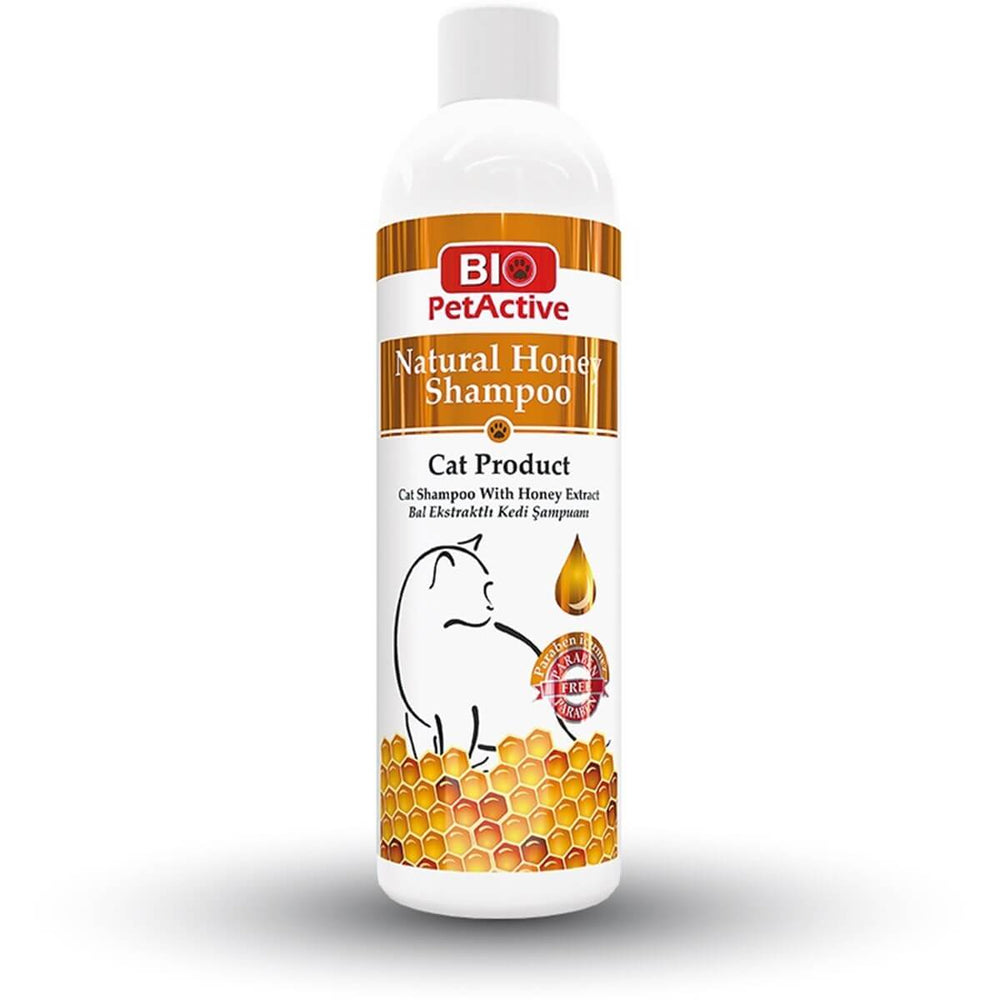 Pet Active Natural Honey Extract Cat Shampoo for Easy Detangling 250ml