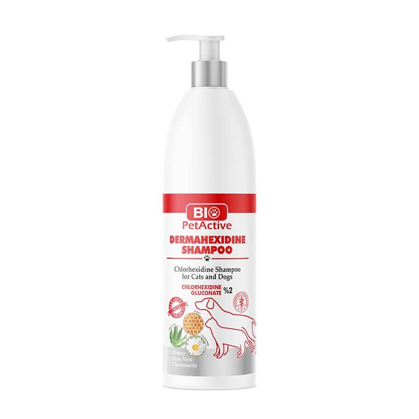 Pet Active Dermahexidine Antiseptic Shampoo for Cats & Dogs 250 ml