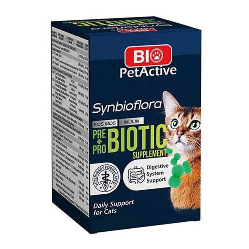 Pet Active Synbioflora Prebiotic & Probiotic Supplement 60 Tablets