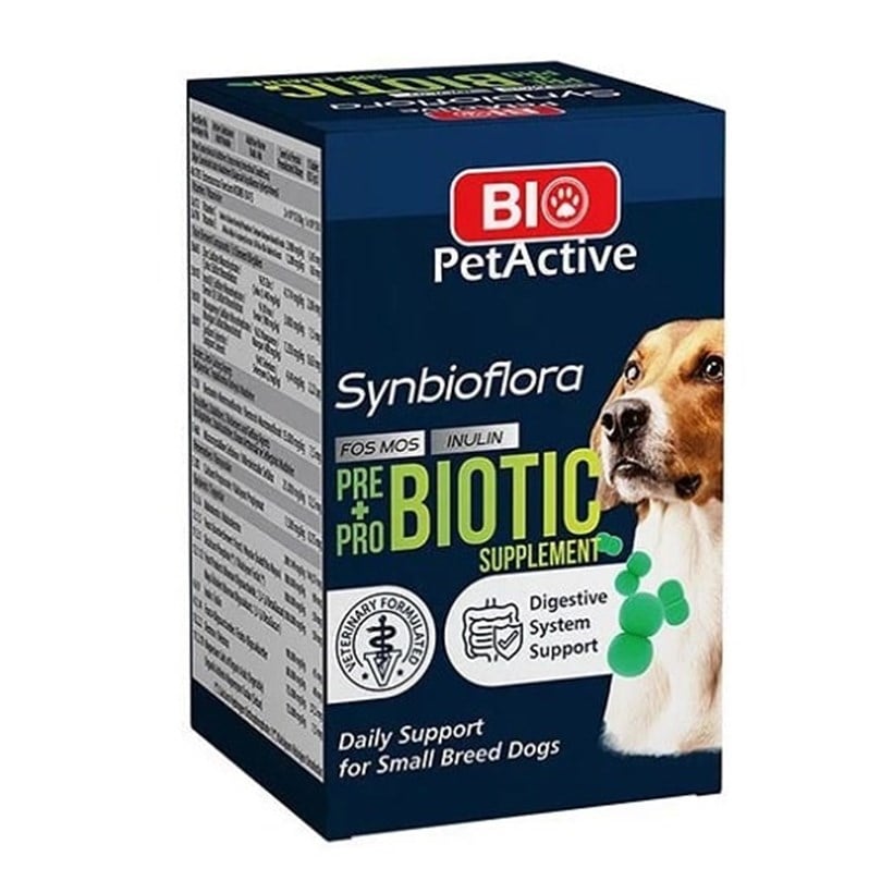 Pet Active Synbioflora Prebiotic & Probiotic Supplement 60 Tablets