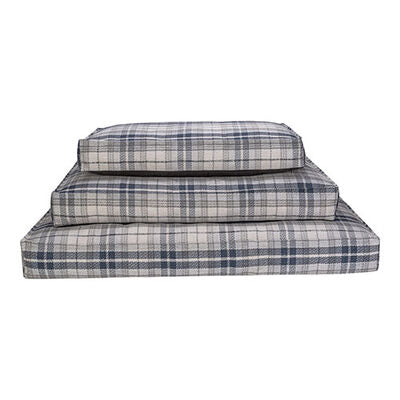 Pet Comfort Lima Varius Blue Plaid Dog Bed Small 70x40cm