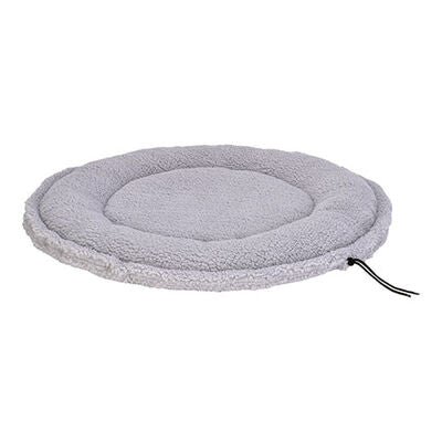 Pet Comfort Sunflower Dual-Use Plush Pet Bed in Grey 60cm