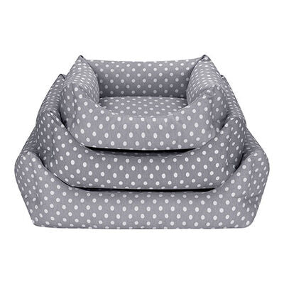 Pet Comfort Uniform Polka Dot Pet Bed for Small Breeds 40x50 cm