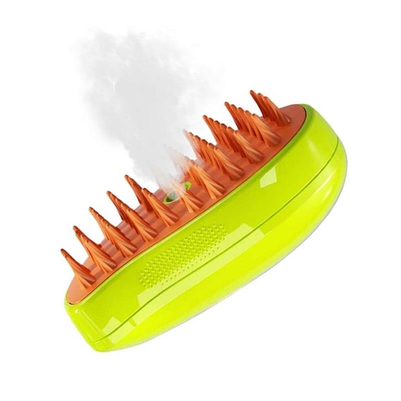 Pet Corn Steamy Pet Brush for Shedding and Massage