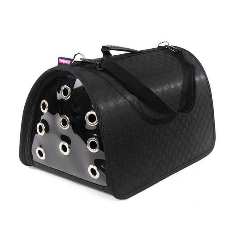 Pet Pretty Flybag Black Waterproof Pet Carrier Bag 40cm