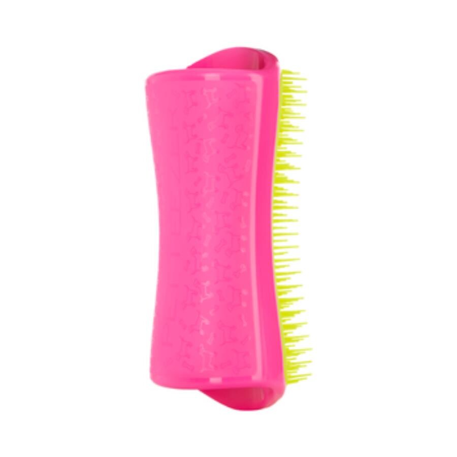 Pet Teezer Detangling Dog Grooming Brush Yellow for Long Hair