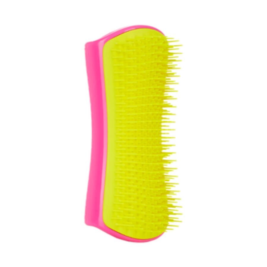 Pet Teezer Detangling Dog Grooming Brush Yellow for Long Hair