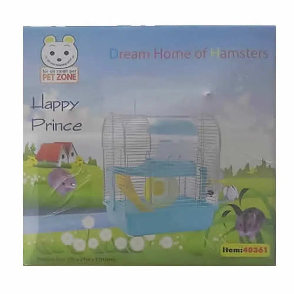 Oripet Pet Zone Hamster Cage with Compact Design 27x21x25 cm