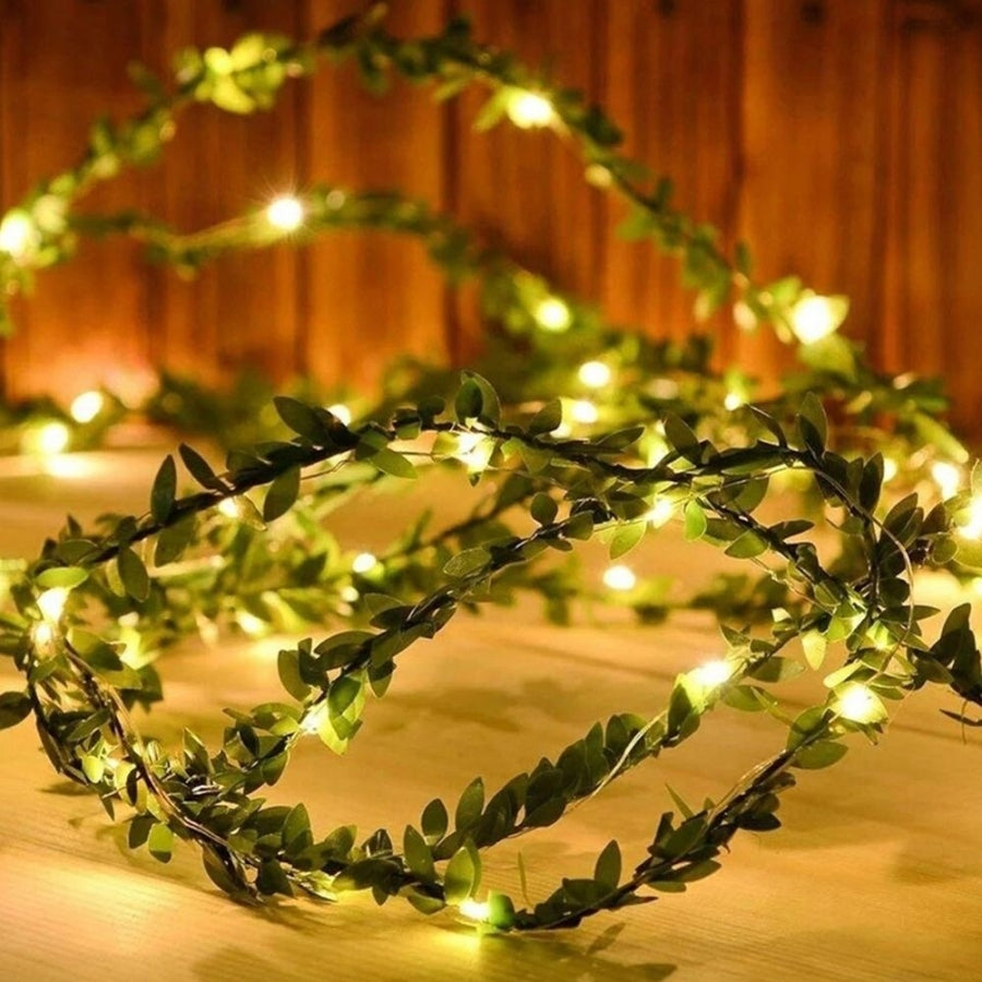 Petrix Decorative Leaf String LED Lights for Home Decor