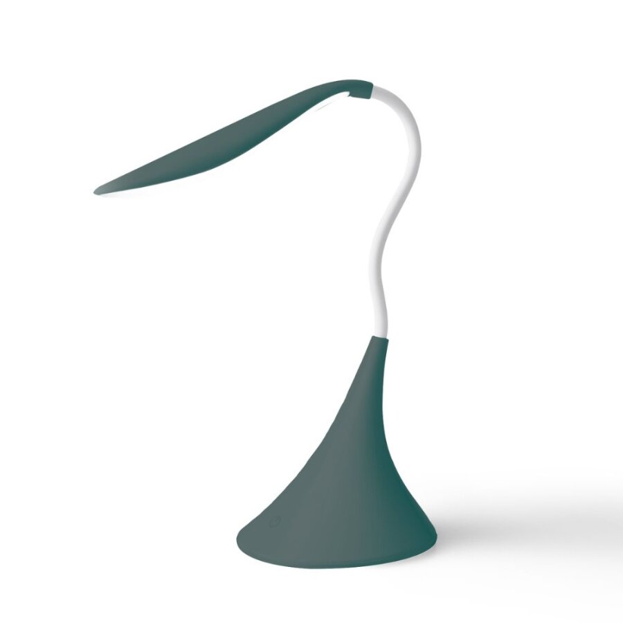 Petrix Swan Desk Lamp Grey Modern Flexible Table Light