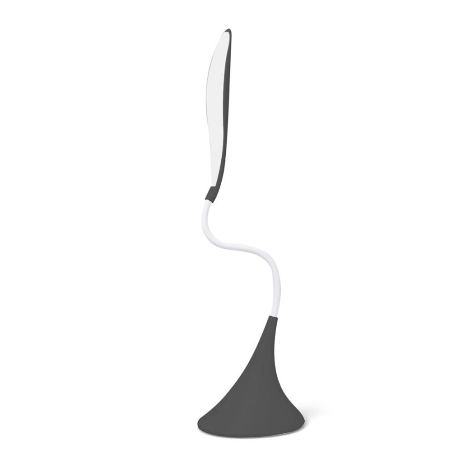 Petrix Swan Desk Lamp Grey Modern Flexible Table Light