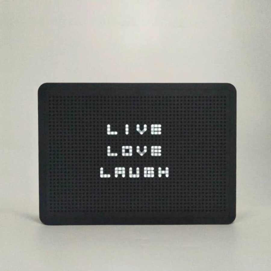 Petrix Pegboard Light Up Message Board Home Decor