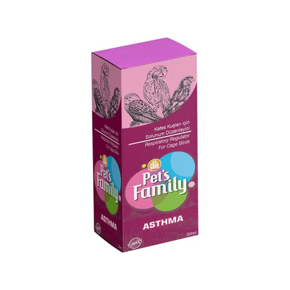 Pets Family Asthma Respiratory Support for Birds 30ml