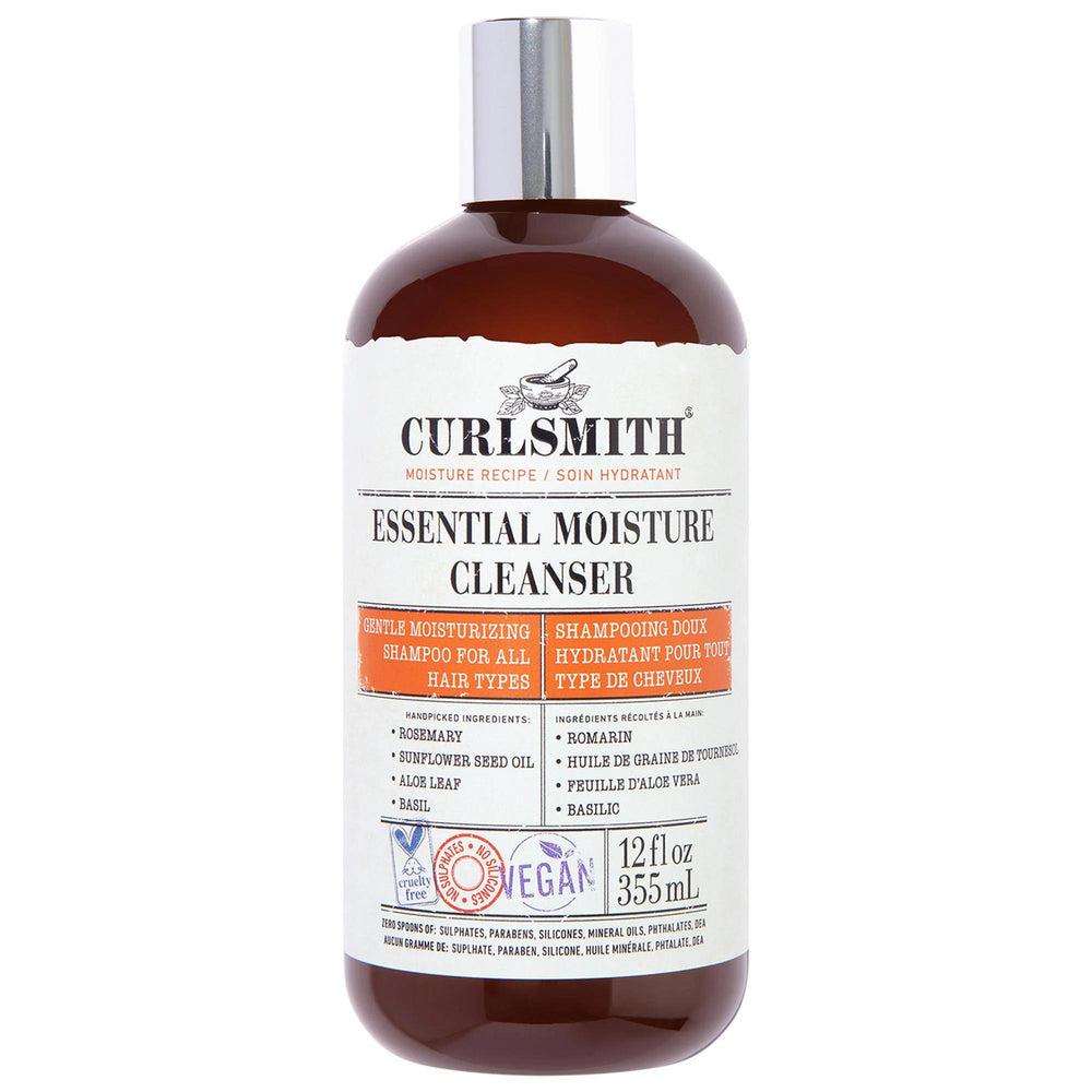 Deeply Nourishing Essential Moisture Shampoo for Curly, Wavy & Straight Hair - Gentle, Vegan, Cruelty-Free Essential Moisture Shampoo - Gentle, Vegan & Cruelty-Free Moisturizing Shampoo, Curl-enhancing shampoo, Vegan hair care, Cruelty-free shampoo, Sulfate-free shampoo, Hydrating shampoo, Gentle hair care, Natural hair products, Hair care for curly hair, Hair care for dry hair, Color-safe shampoo, Vegan beauty products, Cruelty-free beauty, Hair moisturizer, Frizz control shampoo