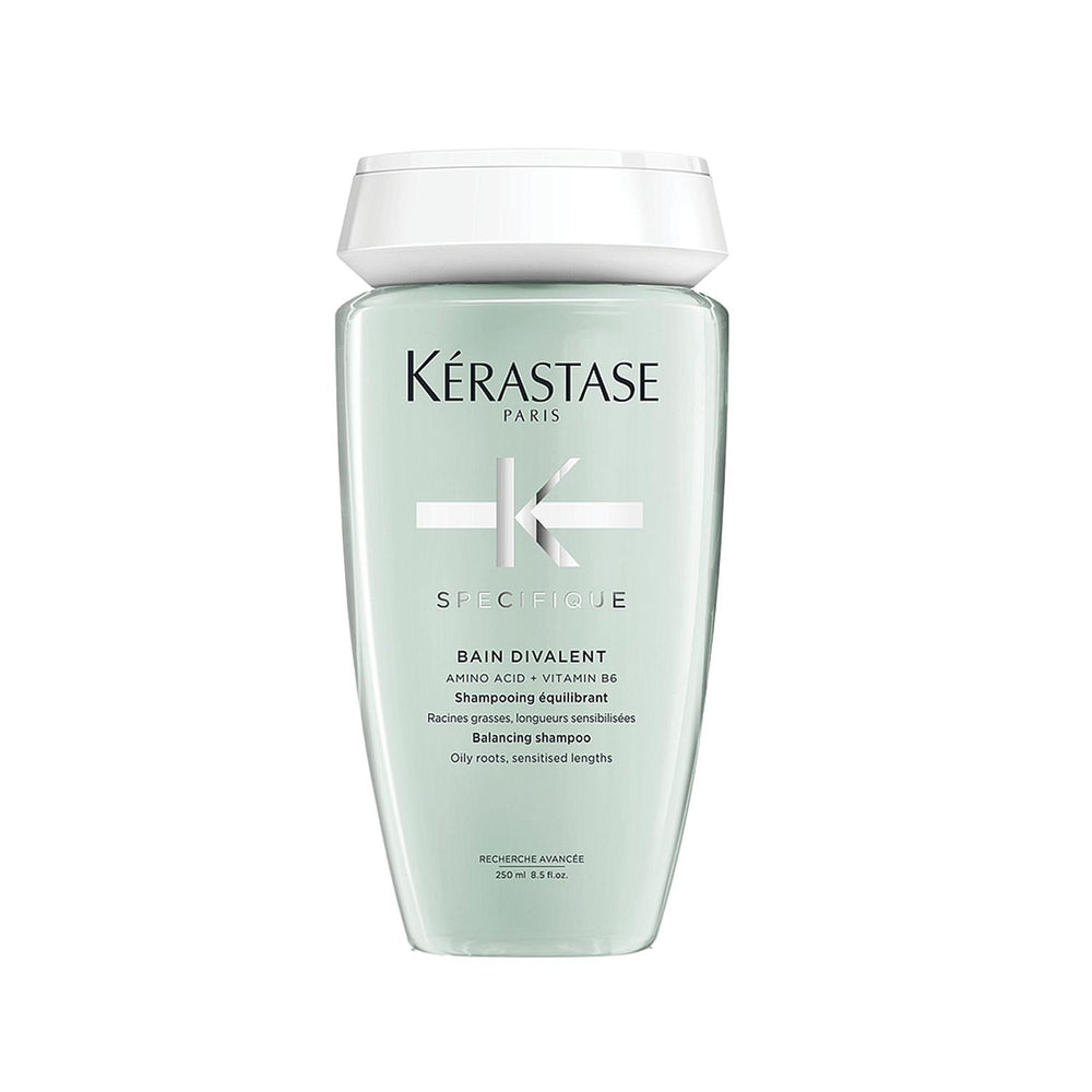 Kerastase Specifique Bain Divalent Anti-Oil Shampoo - Controls Oil Production, Professional Hair Care for Oily Hair - Shampoo