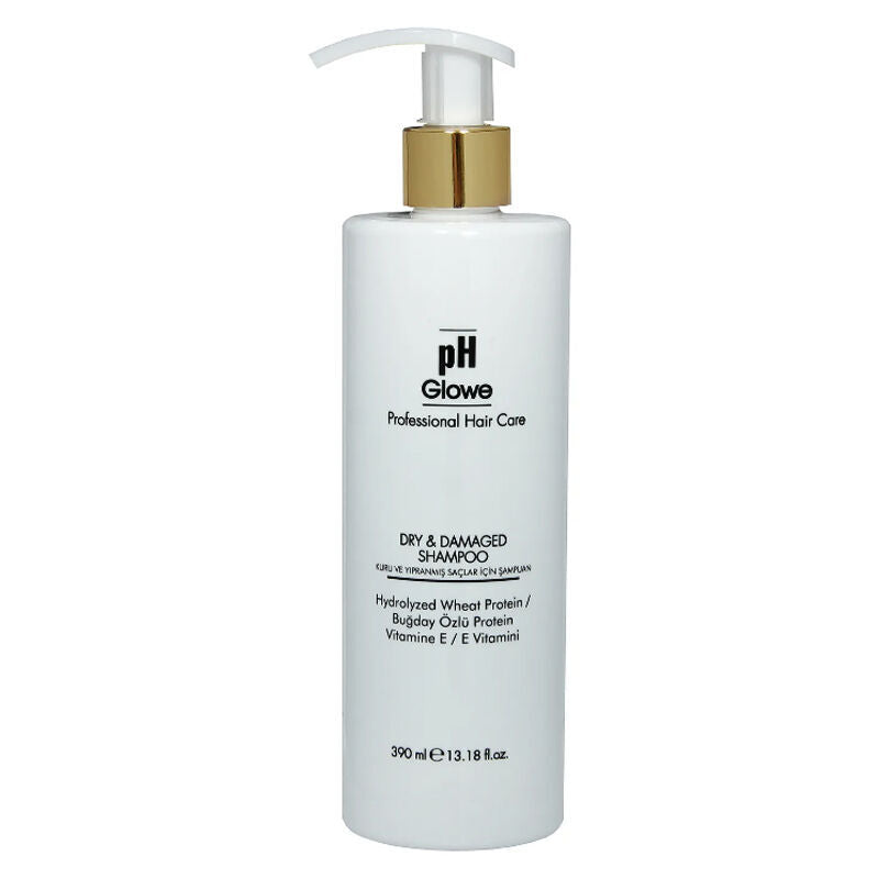 pH Glowe Dry-Damaged Shampoo with Wheat Protein 390 ml