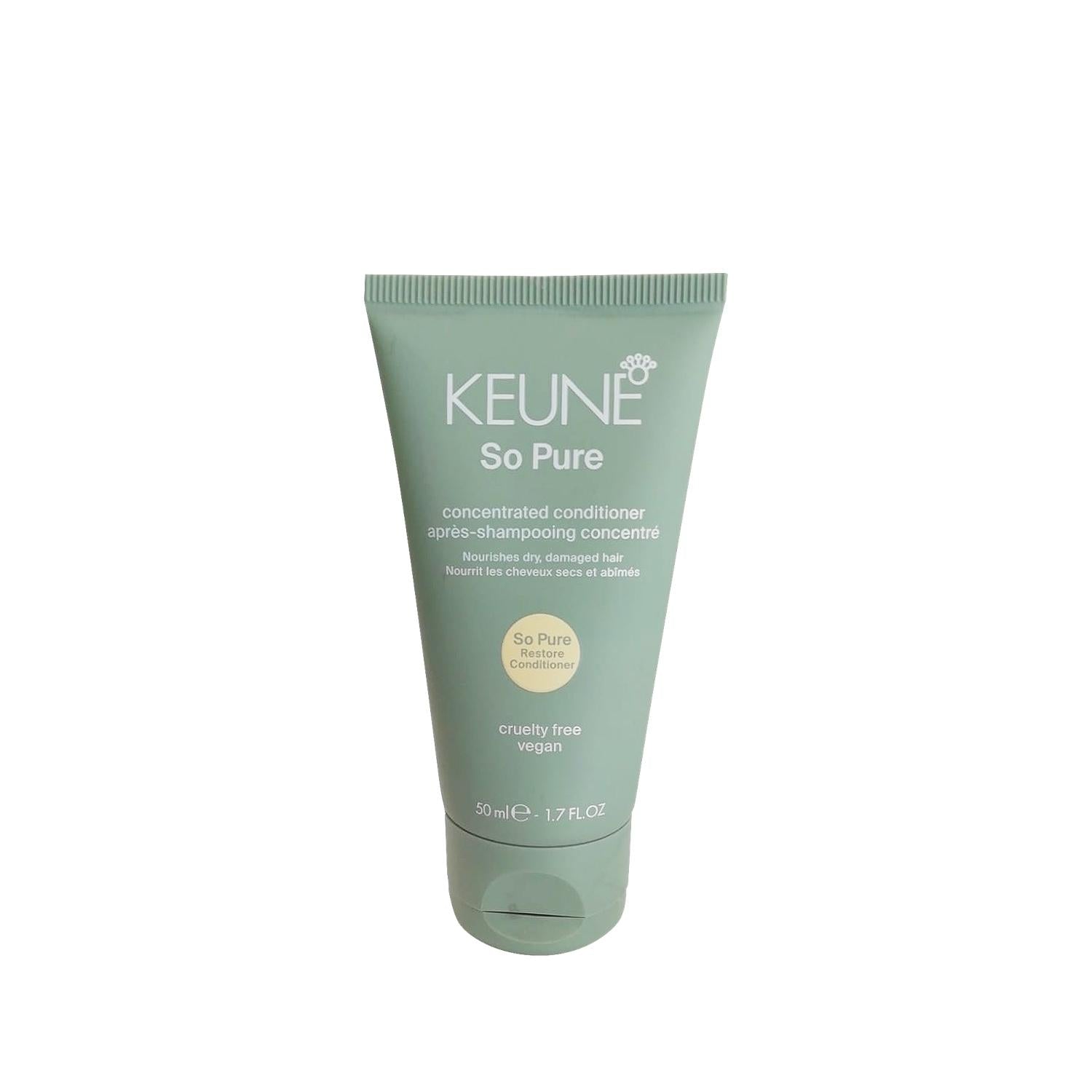 Keune So Pure Restore: Rejuvenating Hair Cream - Repair & Revitalize Dry, Damaged Hair | Natural Conditioner 50 ml Keune So Pure Restore: Hair Repair Cream | Natural Conditioner Keune hair cream, So Pure restore, Rejuvenating hair cream, Hair repair cream, Natural hair conditioner, Damaged hair treatment, Dry hair conditioner, 50 ml hair cream, Hair Conditioner, Restore, Yenileyici, hair cream, dry hair, damaged hair, natural ingredients, hair rejuvenation, hair repair, professional hair product, hair treat