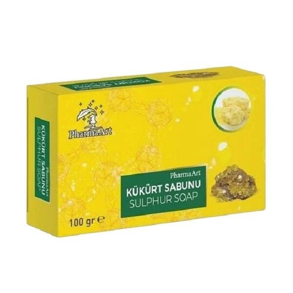 PharmaArt Sulfur Soap for Blemish-Prone Skin 100g