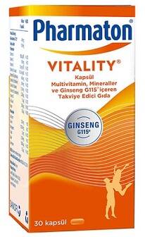 Pharmaton Vitality Daily Multivitamin Capsules - 30 Count