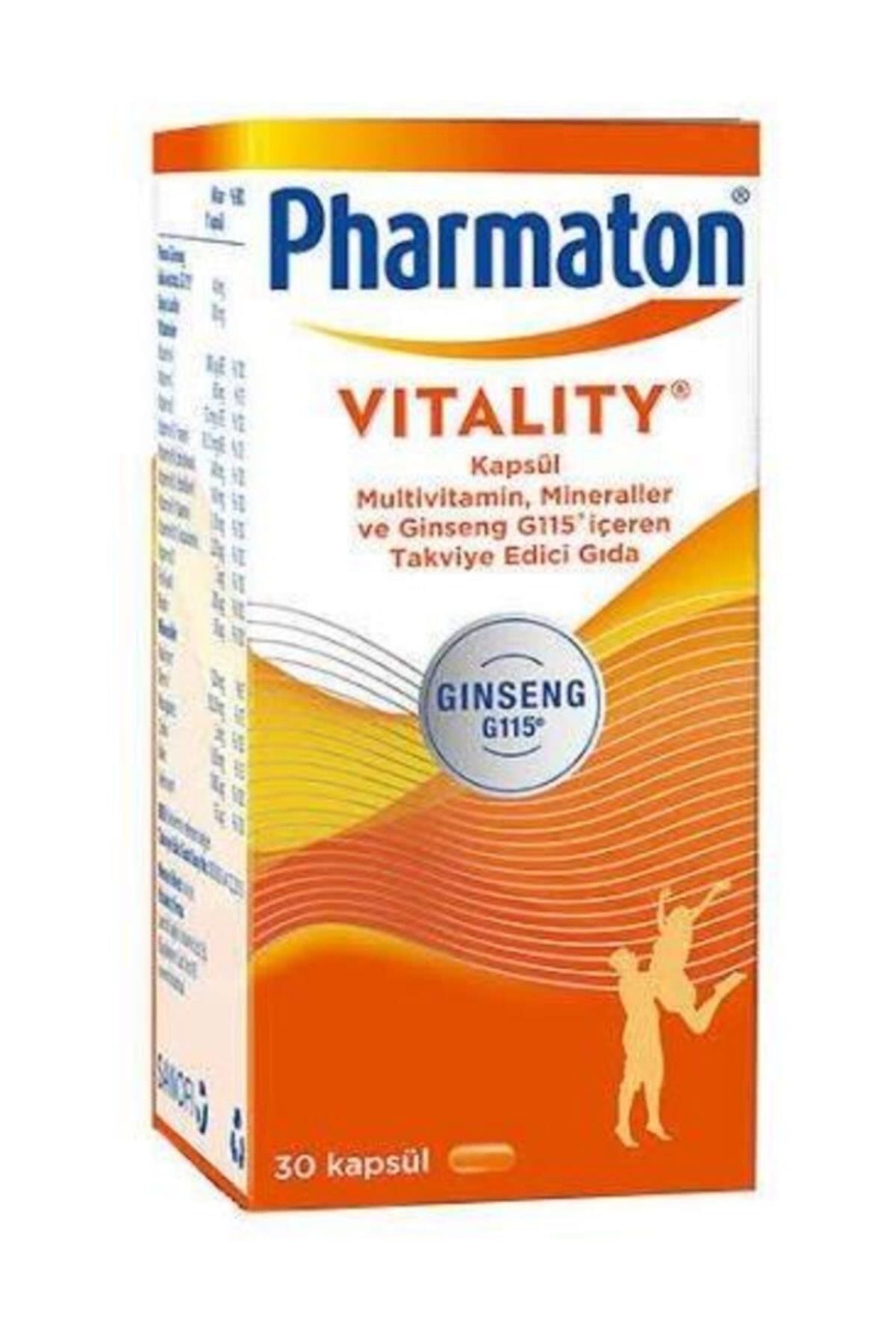 Pharmaton Vitality Ginseng G115 Energy Support 3 x 30 Capsules (Pack of 3)