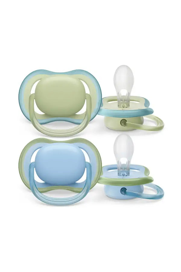 Philips Avent Ultra Air Pacifier 0-6M Yellow & Blue 2-Pack