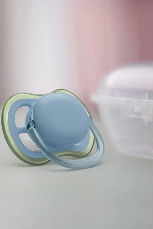 Philips Avent Ultra Air Pacifier 0-6M Yellow & Blue 2-Pack