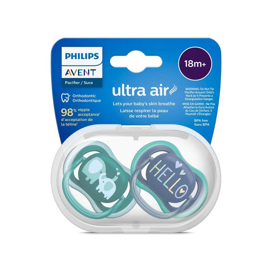 Philips Avent Ultra Air Pacifier 18M+ 2-Pack