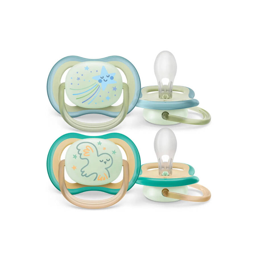 Philips Avent Ultra Air Nighttime Pacifier 0-6m 2-Pack