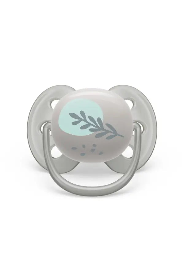 Philips Avent Ultra Soft Pacifiers 6-18M 2-Pack - Blue & Grey