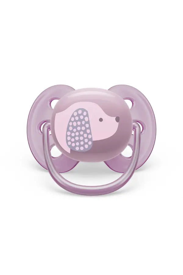 Philips Avent Ultra Soft Pacifier 6-18M 2-Pack (Orange & Purple)