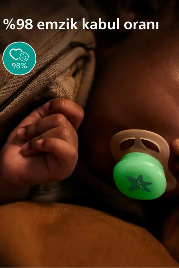 Philips Avent Ultra Start Nighttime Pacifier 0-2M 2-Pack