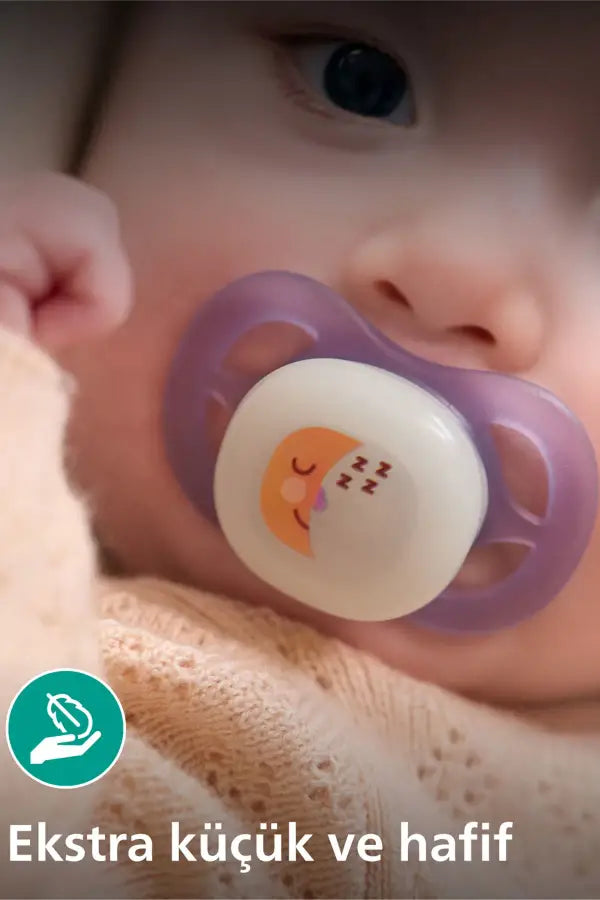 Philips Avent Ultra Start Nighttime Pacifier 0-2M 2-Pack
