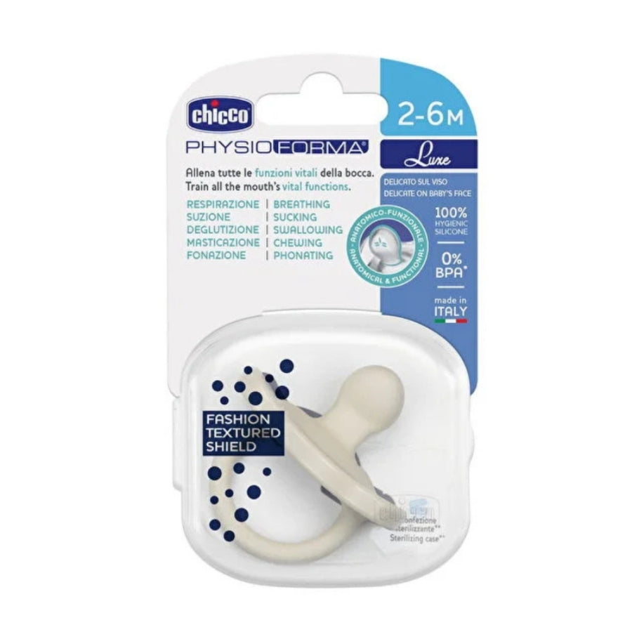 Chicco PhysioForma Luxe Soft Pacifier for 2-6 Months 1 Pack
