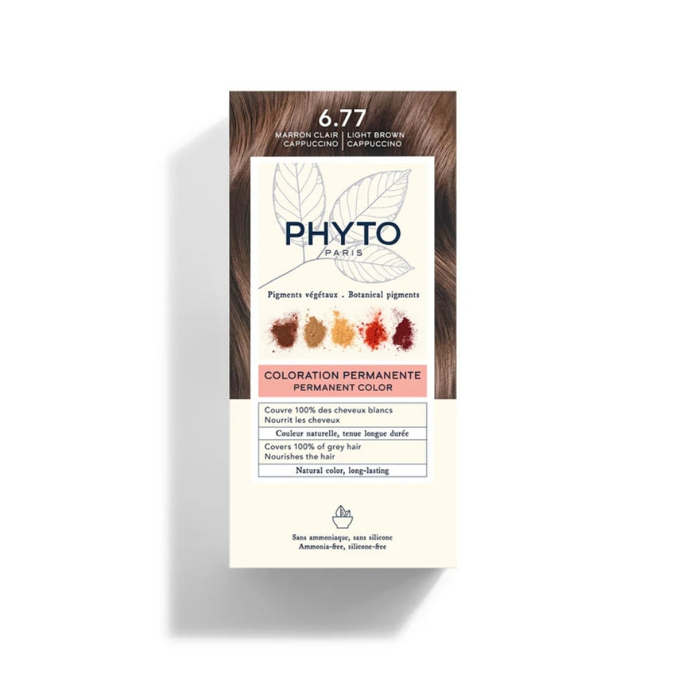 Phyto Color 6.77 Permanent Hair Color Cappuccino Brown