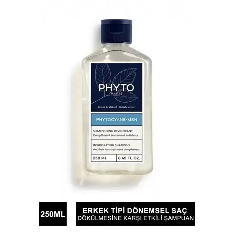 Phyto Phytocyane Men Invigorating Shampoo for Thinning Hair 250 ml