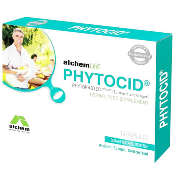 Alchemlife Phytocid Ginger & Turmeric Supplement - 15 Capsules